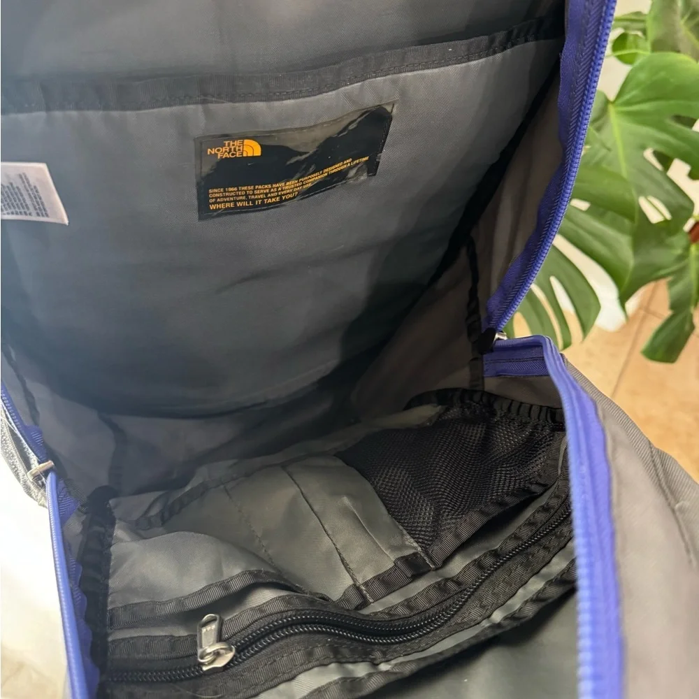 The‎ North Face Gray and Purple Outdoor Backpack Jester